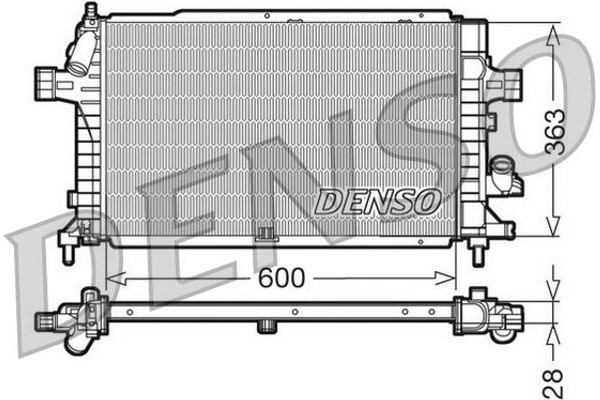 Denso Ψυγείο, Ψύξη Κινητήρα - DRM20102