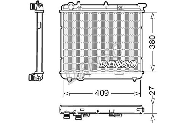 Denso Ψυγείο, Ψύξη Κινητήρα - DRM21024