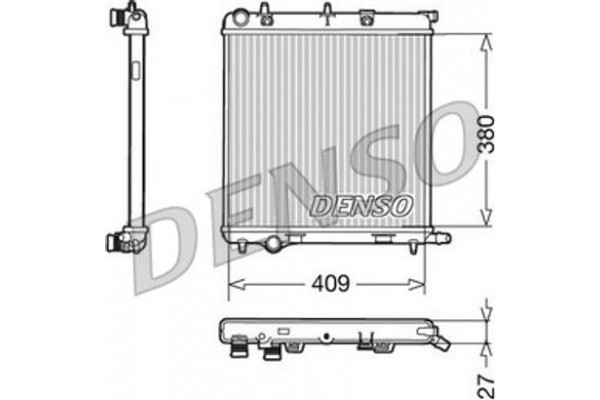 Denso Ψυγείο, Ψύξη Κινητήρα - DRM21026