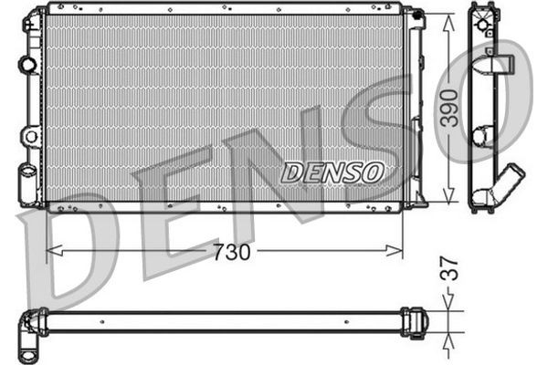 Denso Ψυγείο, Ψύξη Κινητήρα - DRM23091