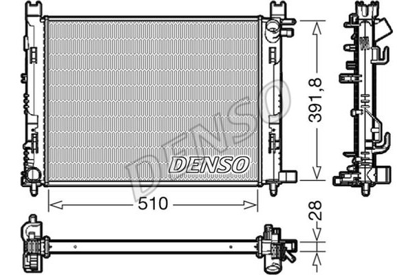 Denso Ψυγείο, Ψύξη Κινητήρα - DRM23109