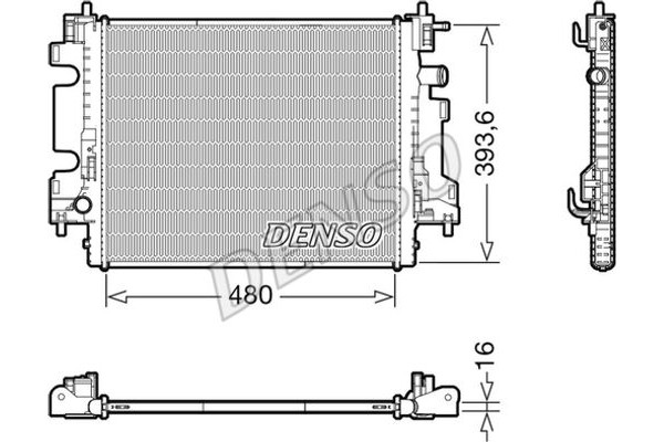 Denso Ψυγείο, Ψύξη Κινητήρα - DRM23113