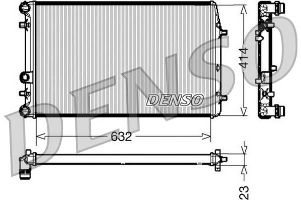 Denso Ψυγείο, Ψύξη Κινητήρα - DRM27005