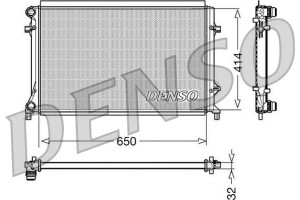 Denso Ψυγείο, Ψύξη Κινητήρα - DRM32016