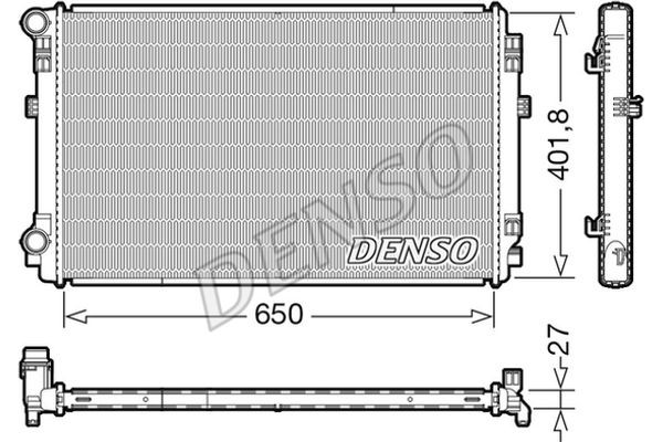 Denso Ψυγείο, Ψύξη Κινητήρα - DRM32048