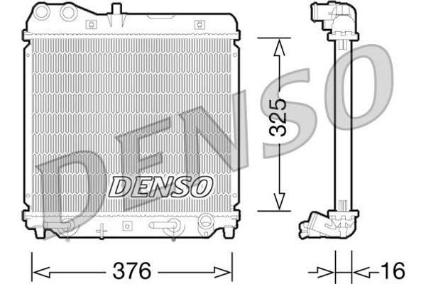 Denso Ψυγείο, Ψύξη Κινητήρα - DRM40026