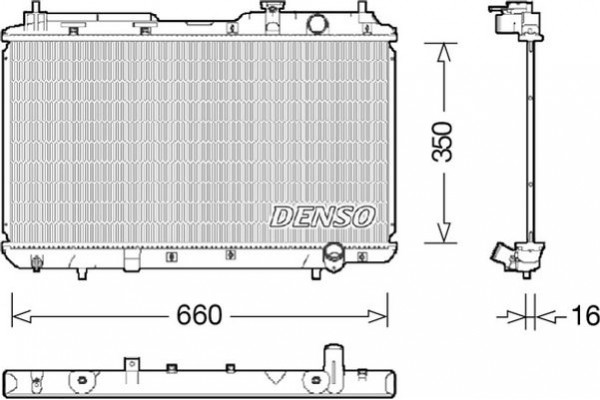 Denso Ψυγείο, Ψύξη Κινητήρα - DRM40034