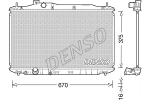 Denso Ψυγείο, Ψύξη Κινητήρα - DRM40040