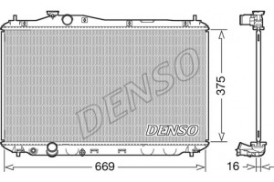 Denso Ψυγείο, Ψύξη Κινητήρα - DRM40042