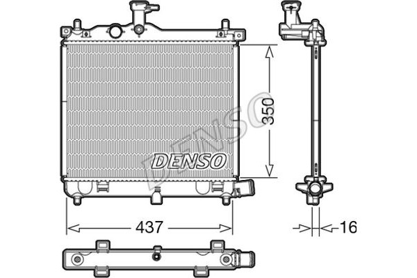 Denso Ψυγείο, Ψύξη Κινητήρα - DRM41009