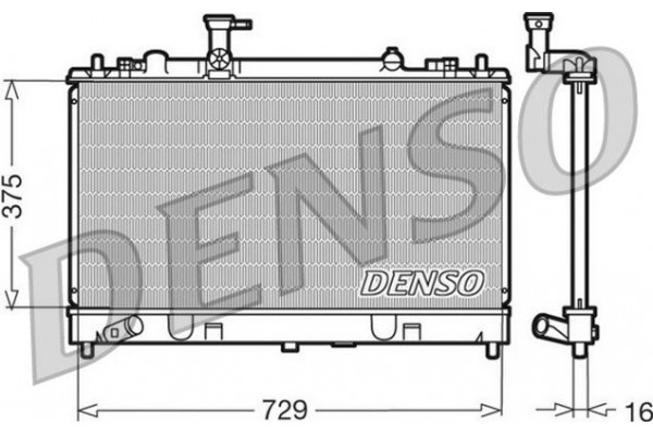 Denso Ψυγείο, Ψύξη Κινητήρα - DRM44011