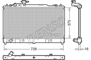 Denso Ψυγείο, Ψύξη Κινητήρα - DRM44033