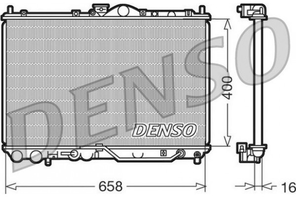 Denso Ψυγείο, Ψύξη Κινητήρα - DRM45011