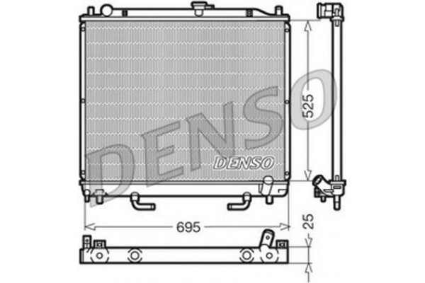 Denso Ψυγείο, Ψύξη Κινητήρα - DRM45015