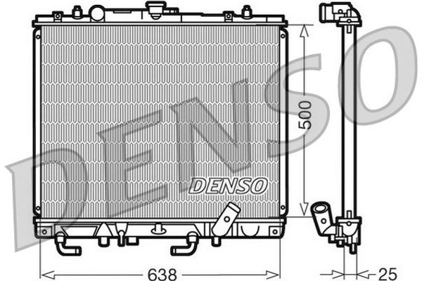 Denso Ψυγείο, Ψύξη Κινητήρα - DRM45016