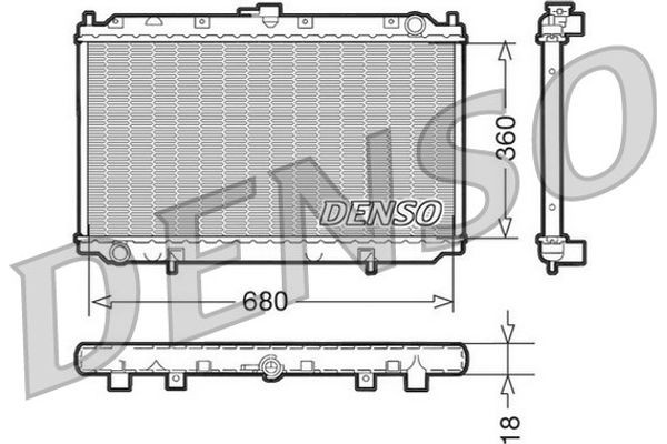 Denso Ψυγείο, Ψύξη Κινητήρα - DRM46011