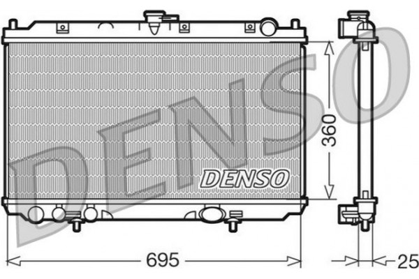 Denso Ψυγείο, Ψύξη Κινητήρα - DRM46014