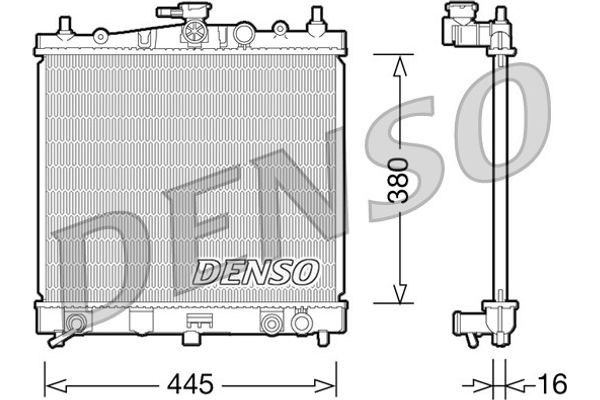 Denso Ψυγείο, Ψύξη Κινητήρα - DRM46036