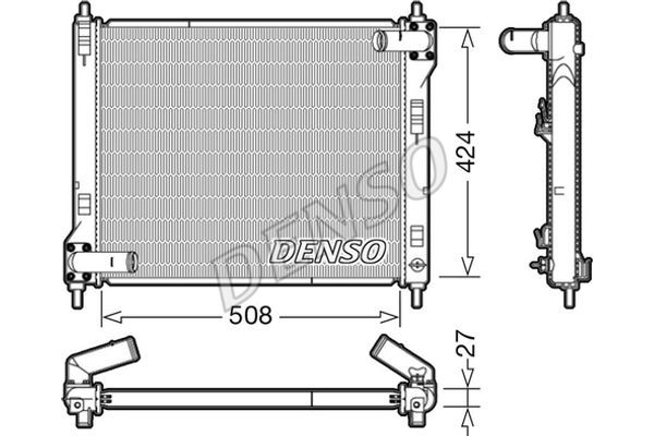 Denso Ψυγείο, Ψύξη Κινητήρα - DRM46043