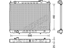 Denso Ψυγείο, Ψύξη Κινητήρα - DRM46050