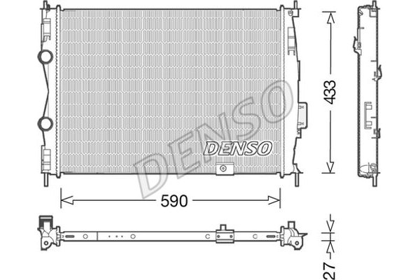 Denso Ψυγείο, Ψύξη Κινητήρα - DRM46051