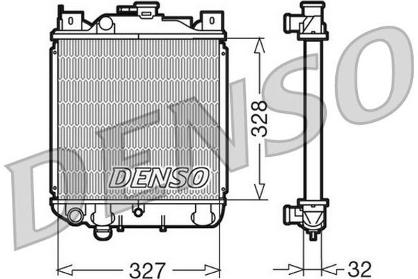 Denso Ψυγείο, Ψύξη Κινητήρα - DRM47006