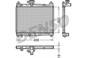 Denso Ψυγείο, Ψύξη Κινητήρα - DRM50001