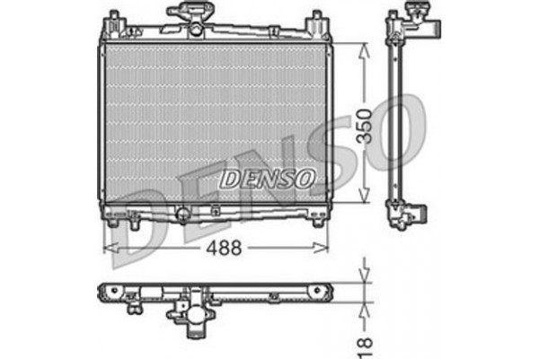 Denso Ψυγείο, Ψύξη Κινητήρα - DRM50001