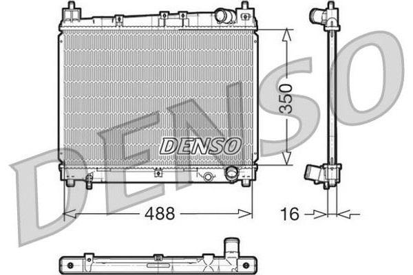 Denso Ψυγείο, Ψύξη Κινητήρα - DRM50006