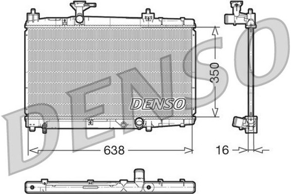 Denso Ψυγείο, Ψύξη Κινητήρα - DRM50007