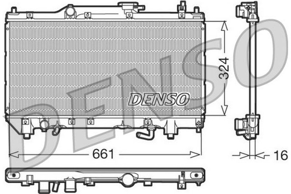 Denso Ψυγείο, Ψύξη Κινητήρα - DRM50017