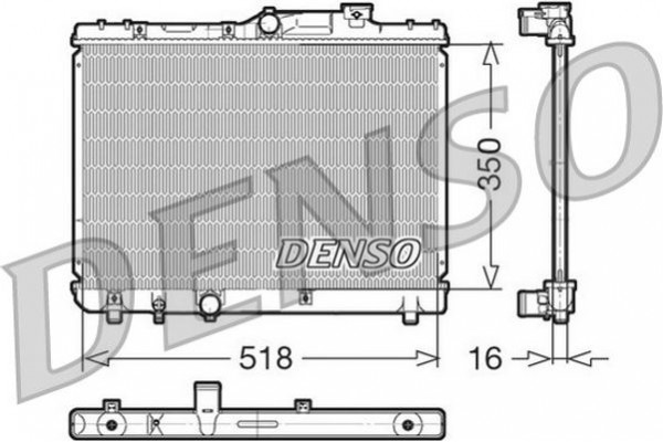 Denso Ψυγείο, Ψύξη Κινητήρα - DRM50029