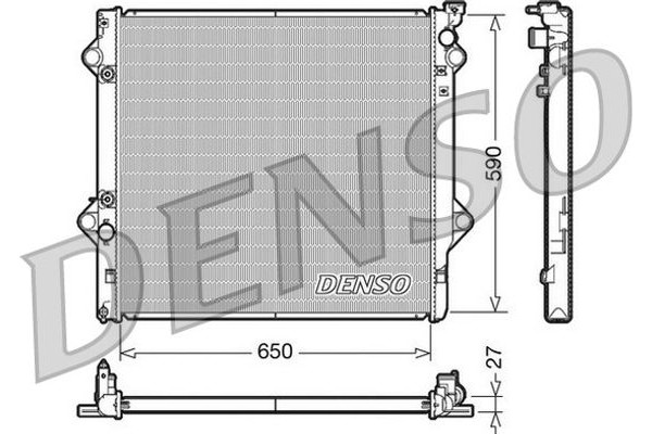 Denso Ψυγείο, Ψύξη Κινητήρα - DRM50047