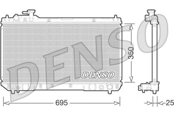 Denso Ψυγείο, Ψύξη Κινητήρα - DRM50062