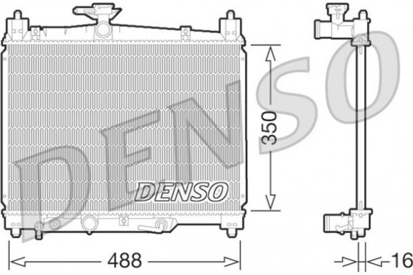 Denso Ψυγείο, Ψύξη Κινητήρα - DRM50066