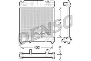 Denso Ψυγείο, Ψύξη Κινητήρα - DRM50077