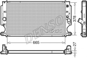 Denso Ψυγείο, Ψύξη Κινητήρα - DRM50088