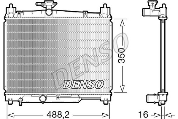 Denso Ψυγείο, Ψύξη Κινητήρα - DRM50101