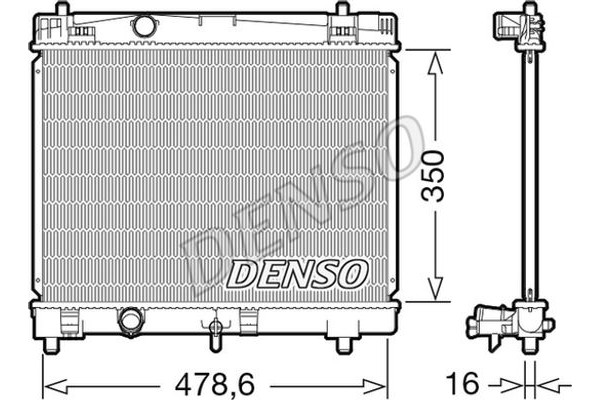 Denso Ψυγείο, Ψύξη Κινητήρα - DRM50103