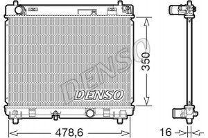 Denso Ψυγείο, Ψύξη Κινητήρα - DRM50104