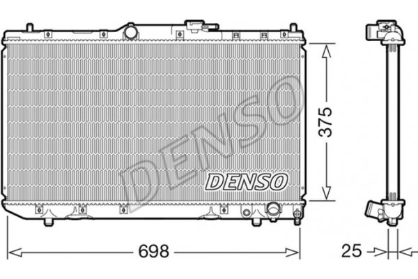 Denso Ψυγείο, Ψύξη Κινητήρα - DRM50116