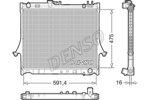 Denso Ψυγείο, Ψύξη Κινητήρα - DRM99016