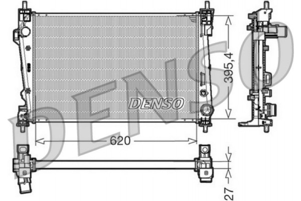 Denso Ψυγείο, Ψύξη Κινητήρα - DRM01006