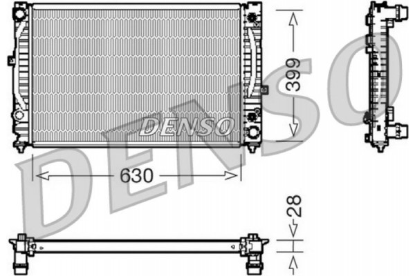 Denso Ψυγείο, Ψύξη Κινητήρα - DRM02031