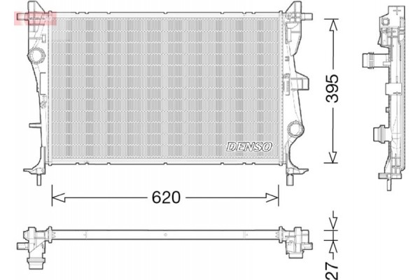 Denso Ψυγείο, Ψύξη Κινητήρα - DRM06038