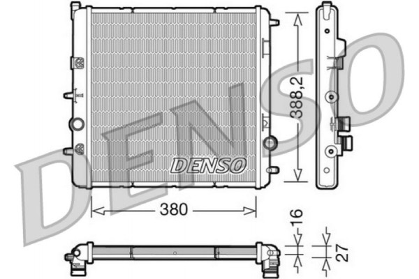Denso Ψυγείο, Ψύξη Κινητήρα - DRM07003 Denso Ψυγείο, Ψύξη Κινητήρα - DRM07003