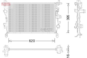 Denso Ψυγείο, Ψύξη Κινητήρα - DRM09044