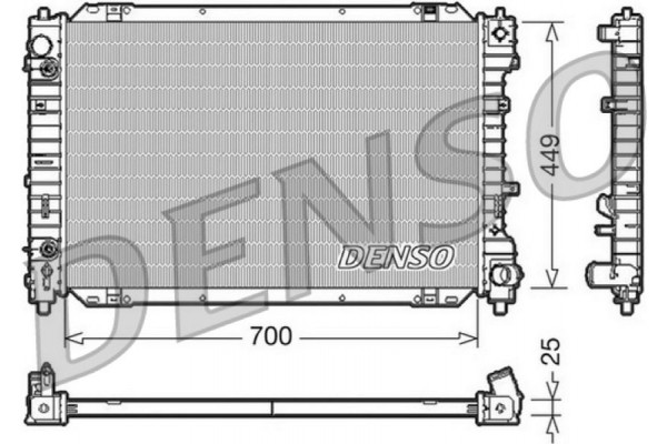 Denso Ψυγείο, Ψύξη Κινητήρα - DRM10087