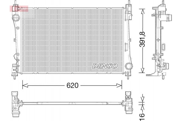 Denso Ψυγείο, Ψύξη Κινητήρα - DRM13017