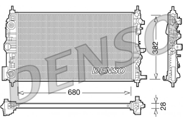 Denso Ψυγείο, Ψύξη Κινητήρα - DRM15006